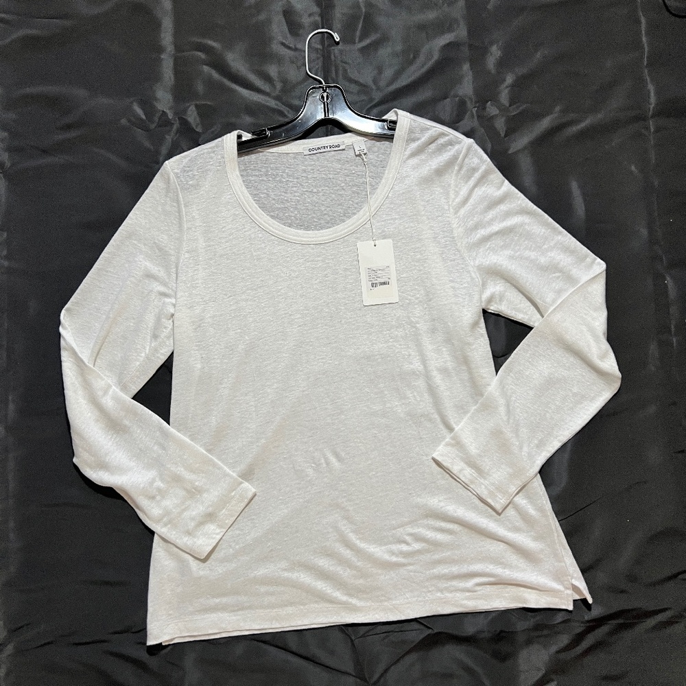 Country Road Linen Ling Sleeve Top